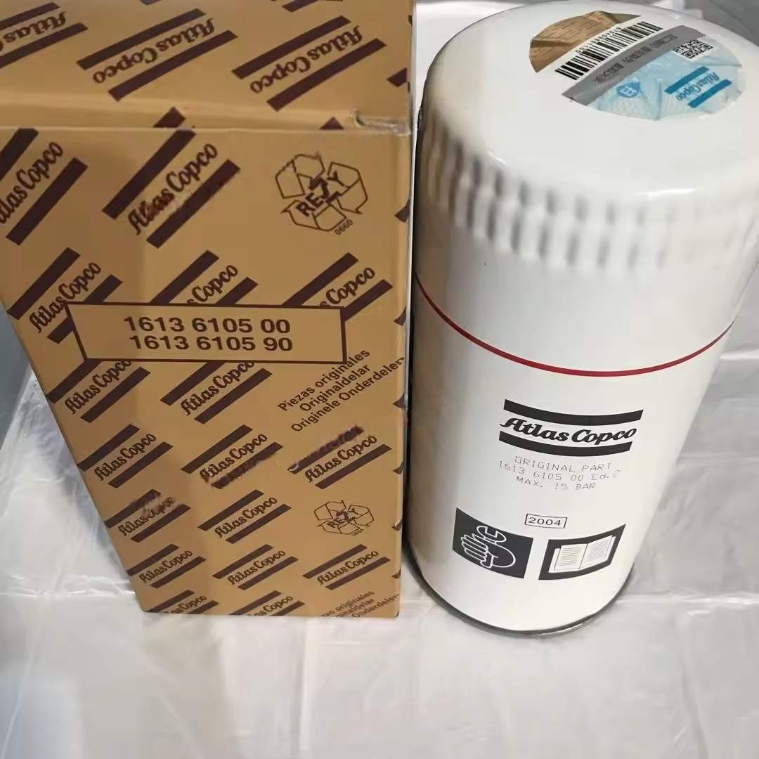 1613610590 Atlas Copco Compressor Filter Oil Asli