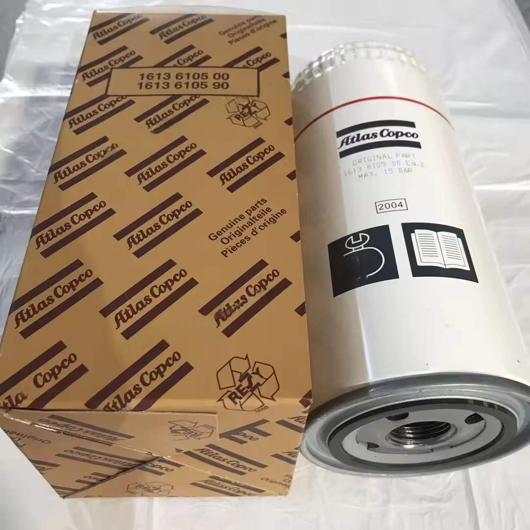1613610590 Atlas Copco Compressor Filter Oil Asli