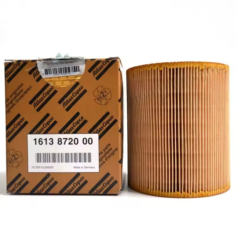 1613872000 Atlas Copco Screw Air Compressor Air Filter Asli