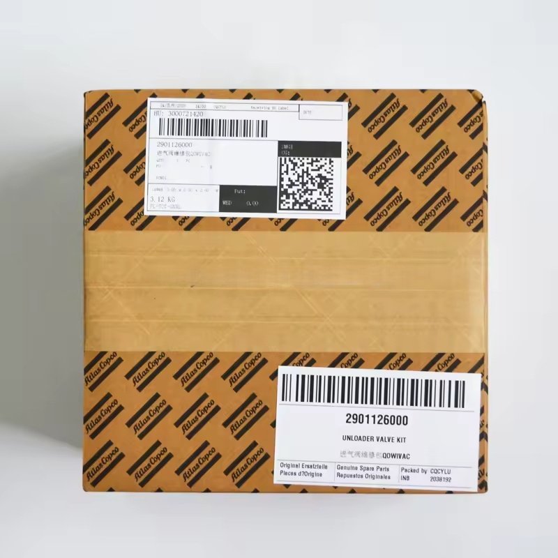 2901126000 Atlas Copco Unloader Valve Kit Oil Gulir Gulir dan Kompresor WIS