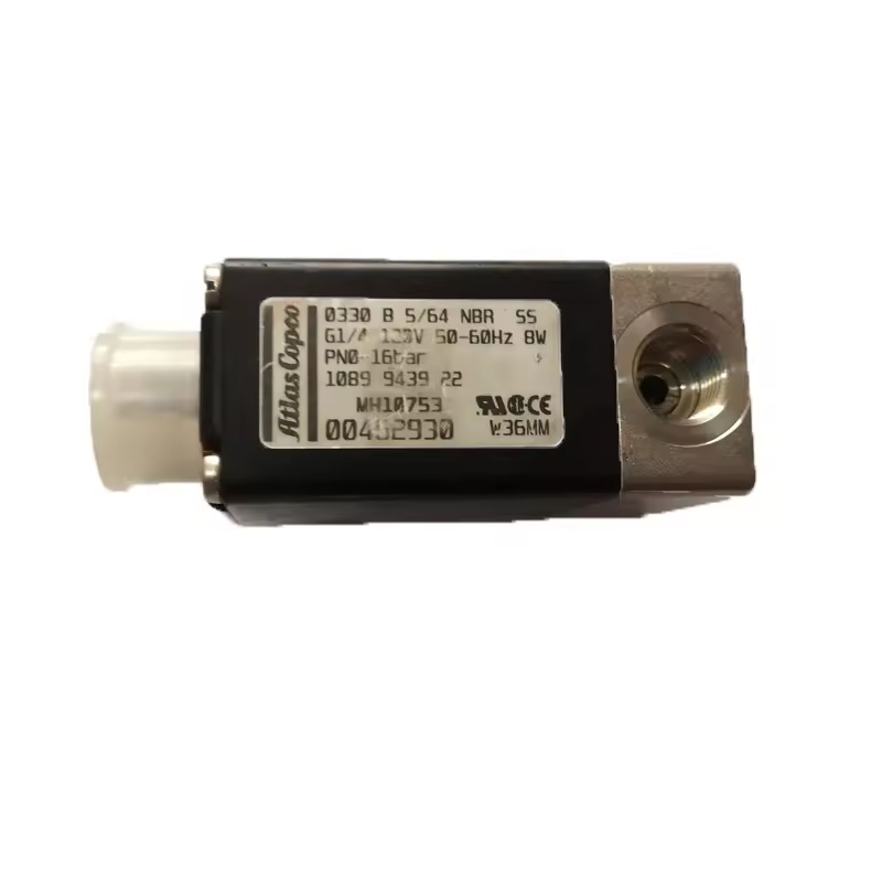 Suku Cadang Katup Solenoid Kompresor Udara Bebas Oil untuk Atlas Copco 1089943922