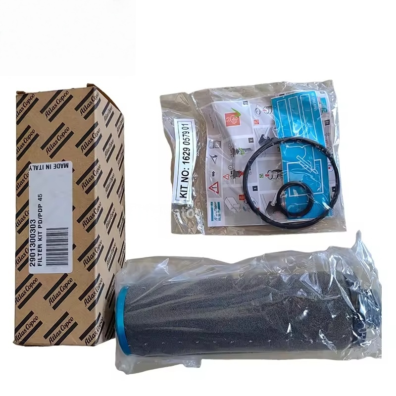 Atlas Copco 2901300303 Filter Kit PD PDP 45 Untuk Filtrasi Pengotor Kompresor Udara Presisi Tinggi Mudah Instal Comprar EN Line