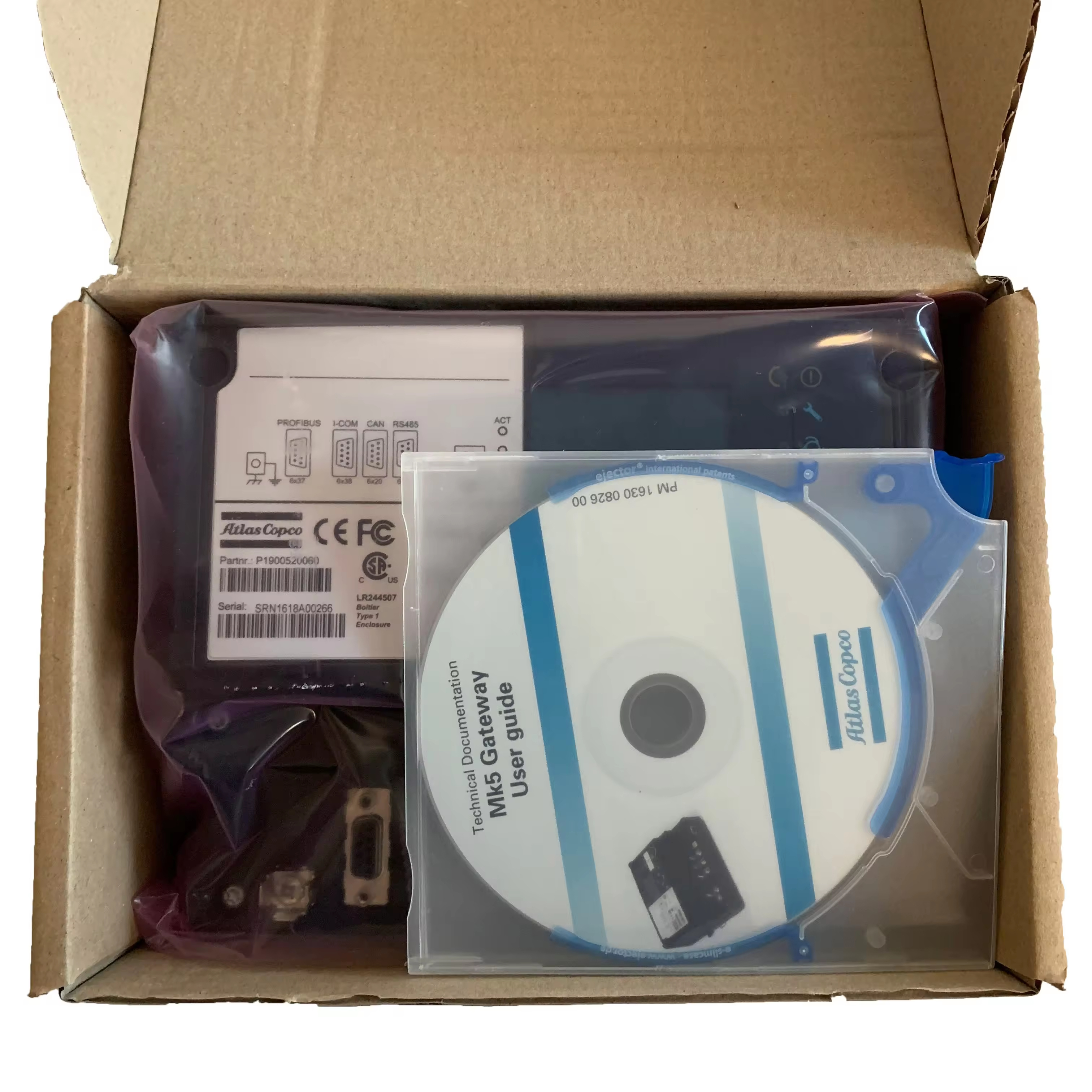 2230006800 Atlas Air Compressor 1900520060 Modul Komunikasi RS485 Serial Port Communication Gateway MK5 Regulator Energi