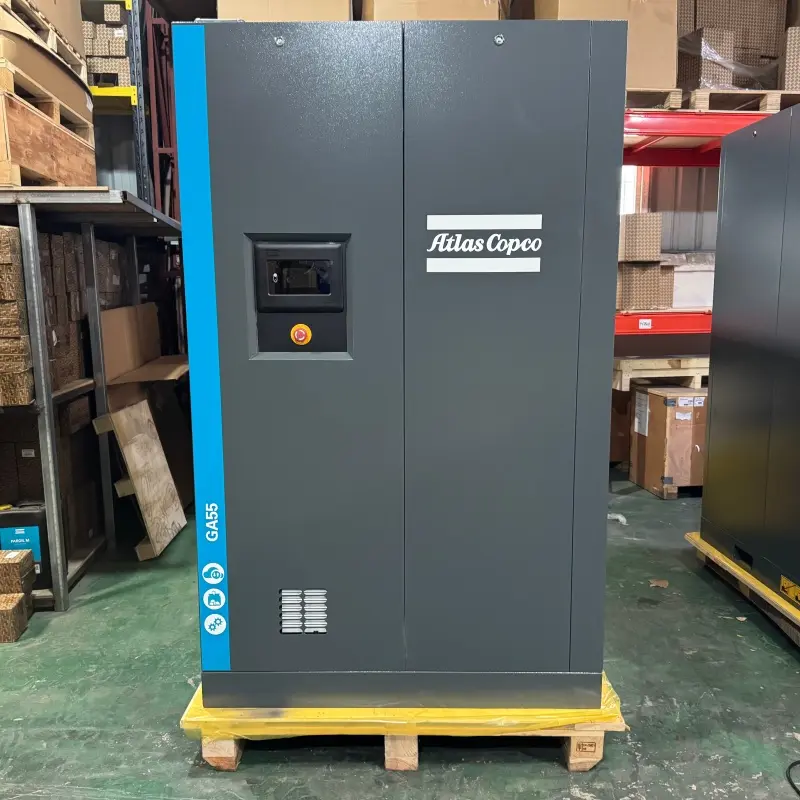 Atlas Copco GA55 55kW 75HP Kompresor Udara Sekrup Suntikan Oli Asli