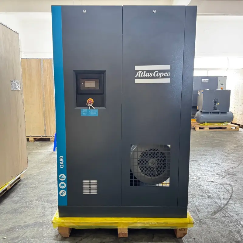 Atlas Copco GA90 90 kW 125 HP Kompresor Sekrup Putar Injeksi Oli Asli