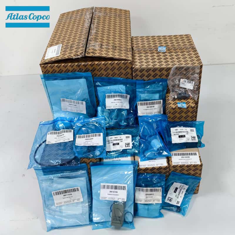 Atlas Copco Asli Asli Kompresor Udara Suku Cadang Pemisah Minyak Filter Valve Unloader Service Kit Sensor EWD Drain
