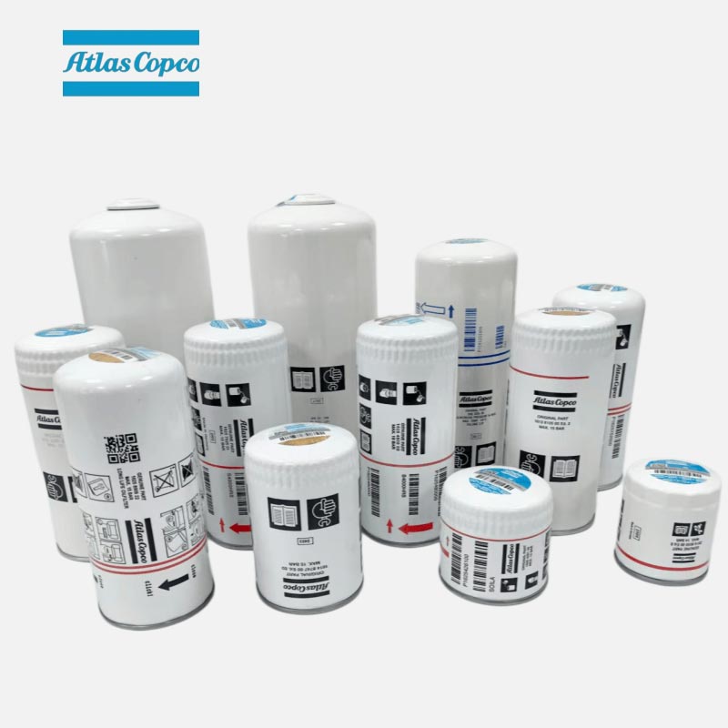 Suku Cadang Atlas Copco Asli Asli 161487499 1614874700 Filter Oli untuk Kompresor Udara Industri
