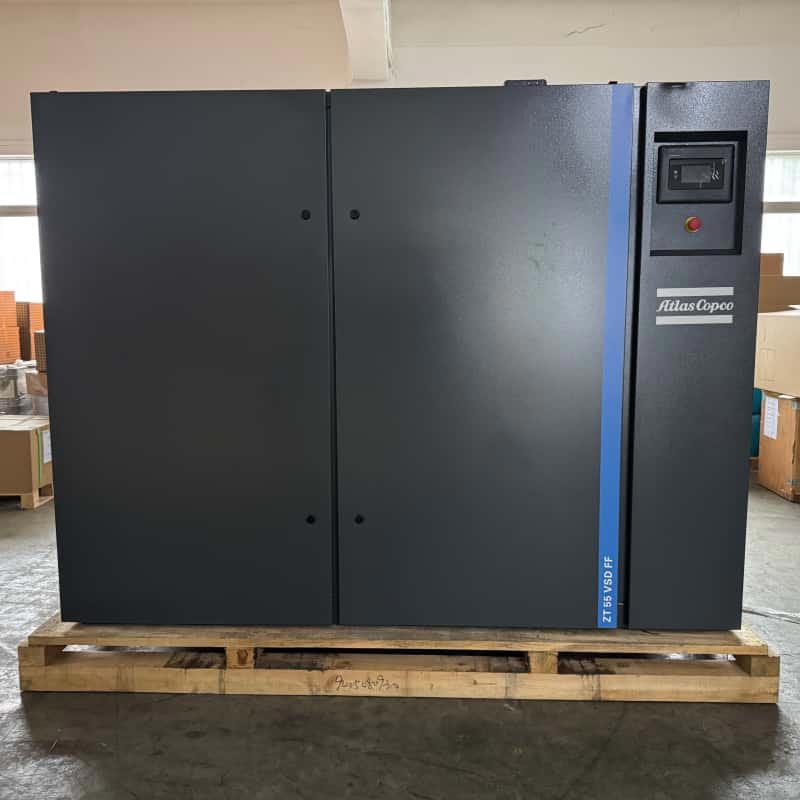 Atlas Copco ZT55 VSD FF | Kompresor Udara Bebas Minyak 55kW untuk Industri Makanan Farmasi Kelas 0